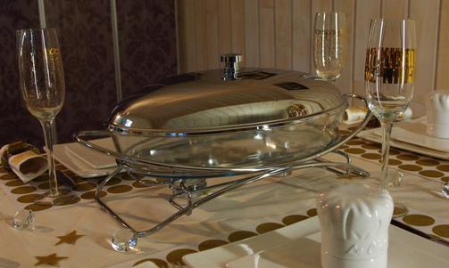 chauffe-plat avec bougie